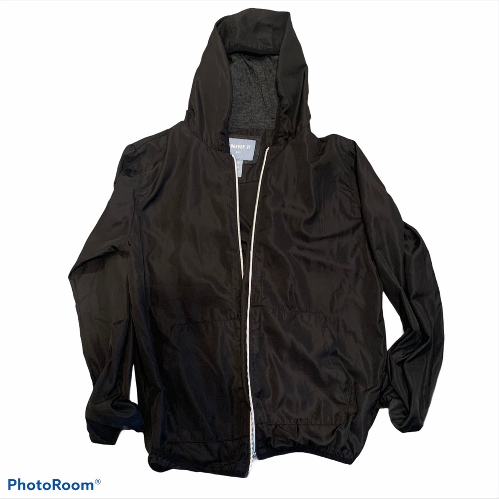 Boys forever 21 black jacket sz 9/10